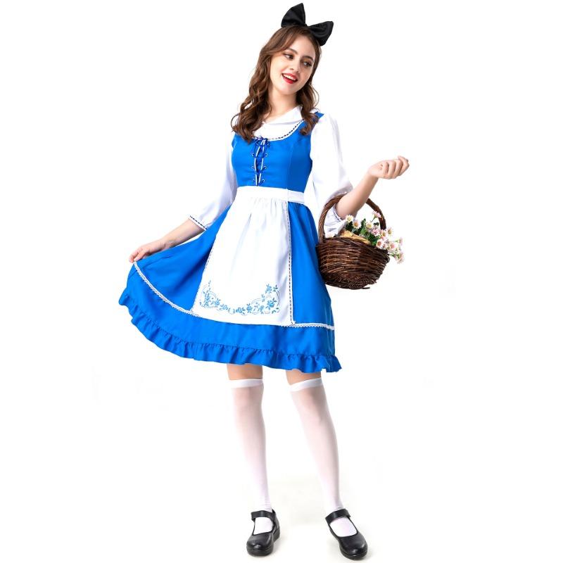 S-XXL Halloween Costume Alice In Wonderland Maid Maid Manor Fairy Tale Costume Beer Costume