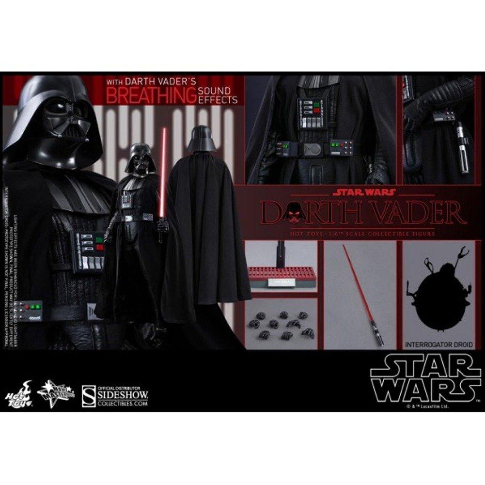 Movie Masterpiece Star Wars Episode New Hope Darth Vader Scale Plastic Painted Movable Figure 4/A 1/6