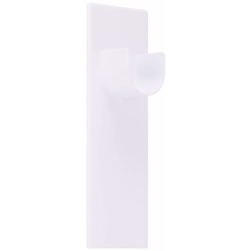 Yamazaki Magnetic Bathroom Clothes Drying Pole Holder (Set of 2), White, Approx. 6cm W x 3.5cm D x 23cm H, Mist, Bathroom Drying, Indoor Drying, 4917