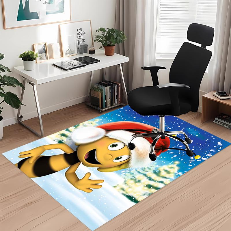 Tappeto Stampato Maya l'Ape, per Sedia da Ufficio Soggiorno Camera da Letto Cucina Decorazioni Regali.
