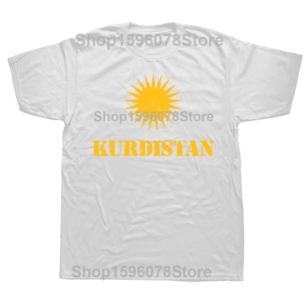 

Ретро Курдистан курдский курдский флаг графические футболки мужские хлопок юмор уличная одежда футболка с коротким рукавом унисекс свободная одежда M