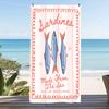 Retro Vintage Sardine Mikrofaser Strandtuch Übergröße Extra Groß Sandfrei Poolhandtücher Schnelltrocknend Super Saugfähig Schwimndecke