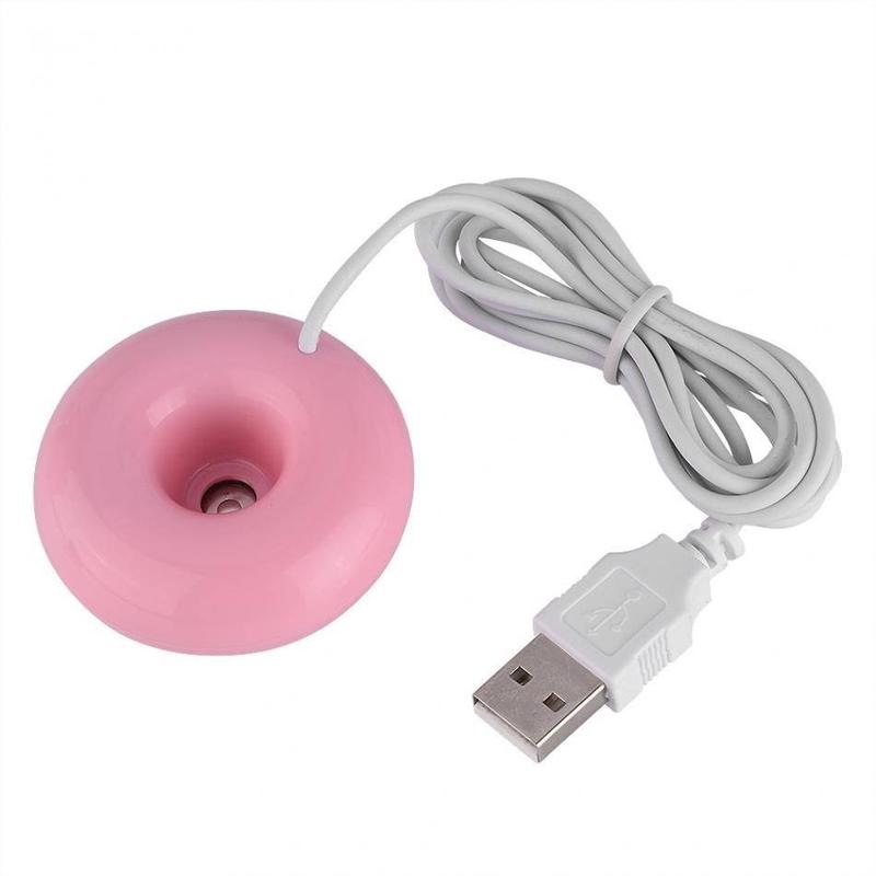 Portable Mist Maker Air Fresheners Float Water Doughnut Aroma Air Diffuser USB Air Humidifier