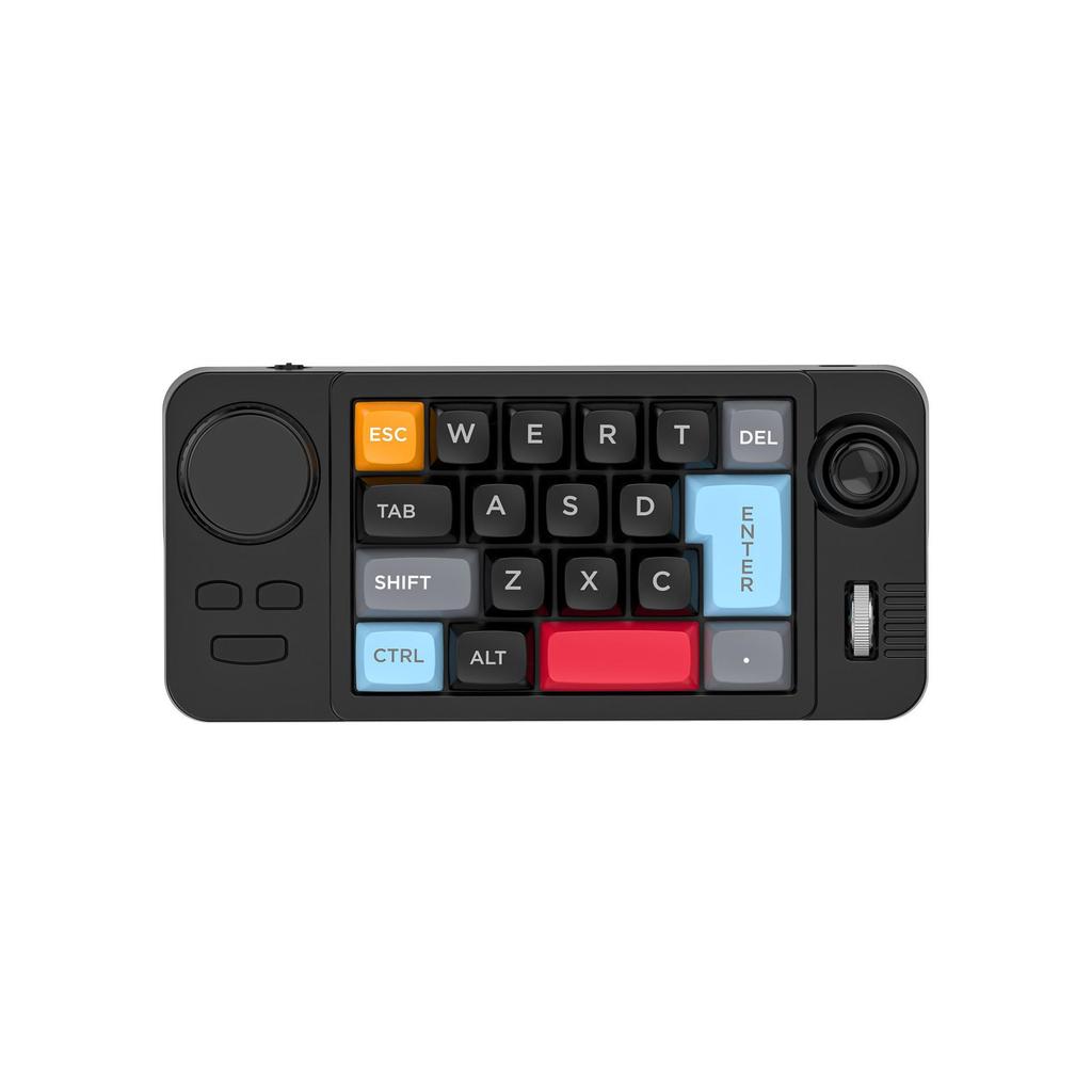 RGB Hot-Swappable Three-Mode Mechanical Mini Keyboard with Joystick and Macro Functions