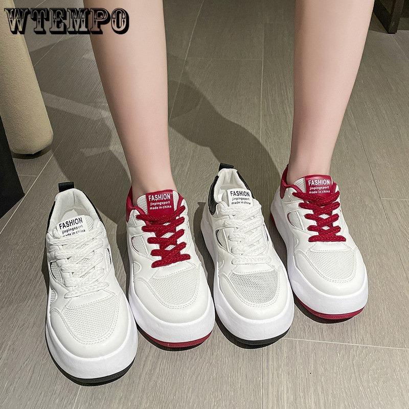 Síťované tenisky Old Daddy Dámské Letní Korejské Dámské Sportovní Boty Silná Podrážka Studentské Ležérní Boty