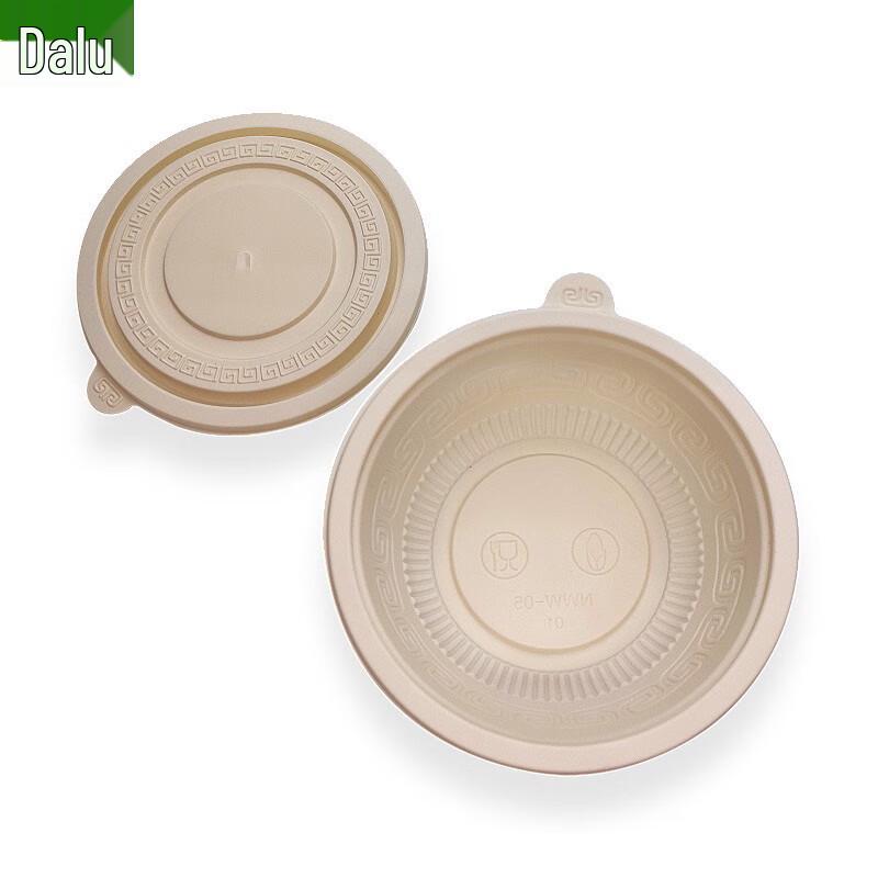 DaLu Biodegradable Corn Starch Round Takeaway Bowl