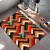 Chevron Geometric Pattern Carpet suitable as a non-slip mat for the living room or bedroom sofa