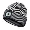 Light-Emitting Windproof Thermal LED Knit Hat with Rechargeable Detachable Three-Color Night-Vision LED Cap