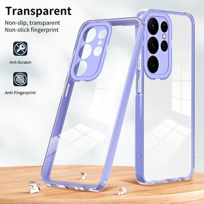 Luxury 3-in-1 HD Transparent Case for Samsung Galaxy S24 S24Plus S24Ultra S23 Ultra S23FE S22 S23 Plus  360 ° Shockproof Case