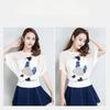 Casual Batwing Sleeve Loose Knitted T-shirt Women's Clothing Stylish Hollow Out Printed Diamonds Summer Thin Sunscreen Pullovers