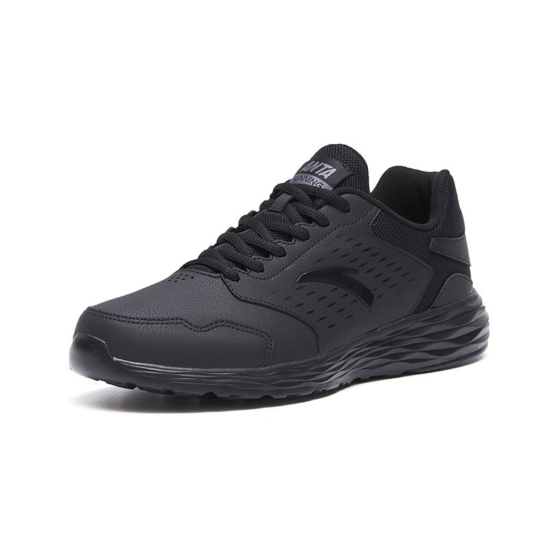 Anta Komfortable Støtdempende Slitesterke Lettvektige Sklisikre Lave Løpesko Herre Sneakers Svart 912355592-5