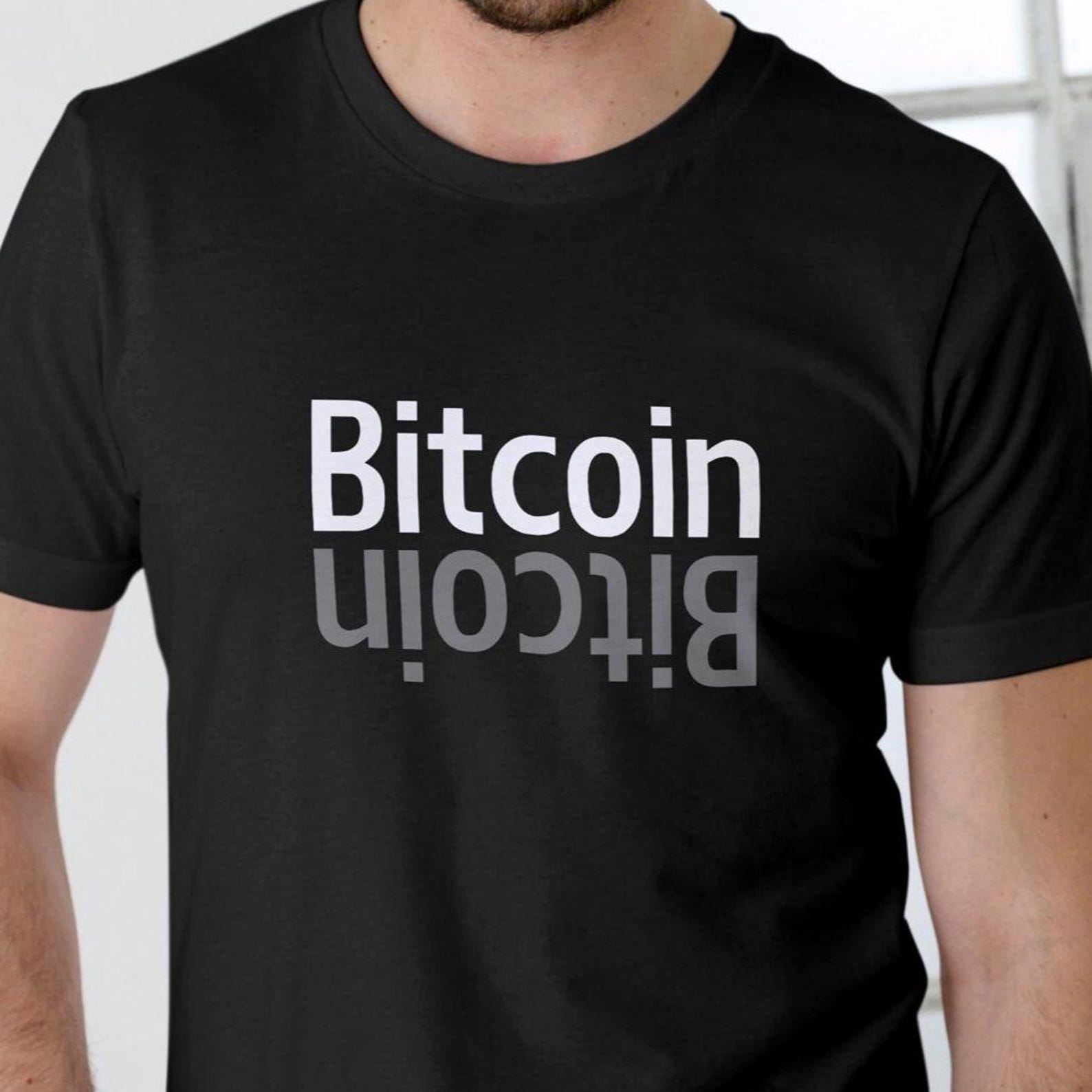 Bitcoin Graphic Cryptocurrency Unisex Cotton T-Shirt - 5 Colors Available - Size S-3XL S