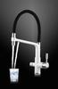 Kitchen Drinking Filtered Water Faucet 360 Degree Rotation Stream Sprayer Nozzle Kitchen Sink Tap Dual Handle Purification Tap
