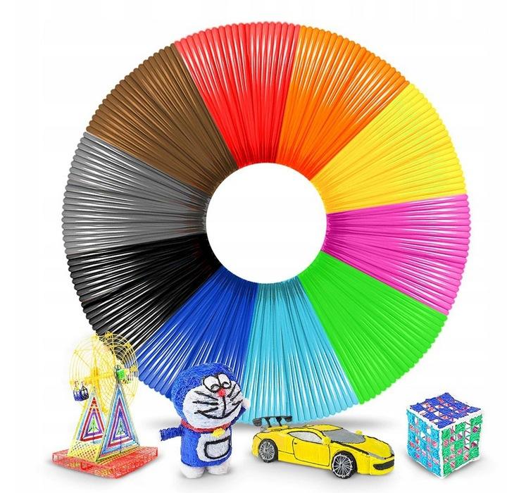 Filament Pla 3D Pen Refills Mix Colors Large Set Filaments 100M