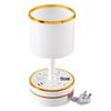 oeny Retractable Desk Lamp with Power Strip and Cable Winder