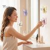 Corner Storage Hooks Rotating Butterfly Adhesive Wall Hooks, 3-Prong No-Drill Swivel Hangers, with Flexible Adjustable Angle Space-Saving Hook,