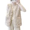 Imitation Lamb Wool Vest Women Autumn and Winter Thin Rabbit Fur Vest Fashion Fur Fur Vest Warm