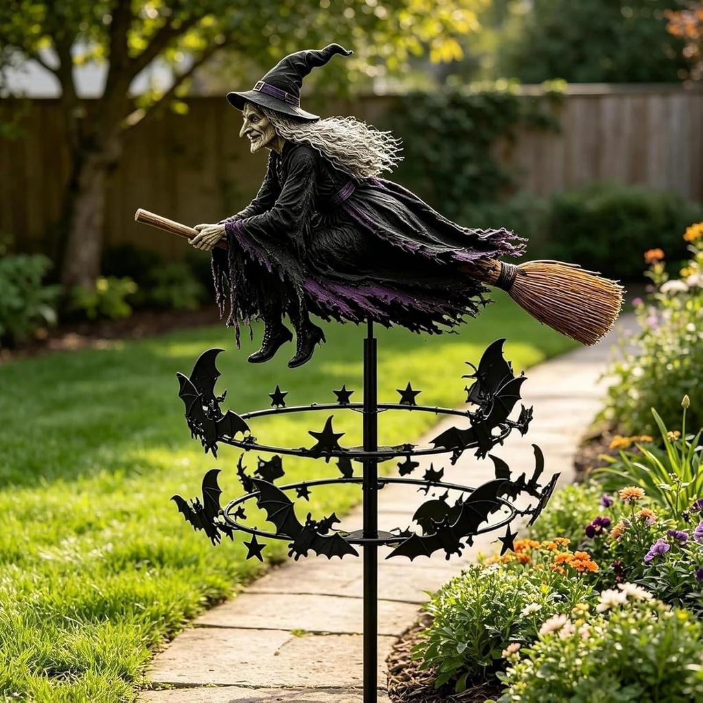 Charming Witch Garden Wind Spinner