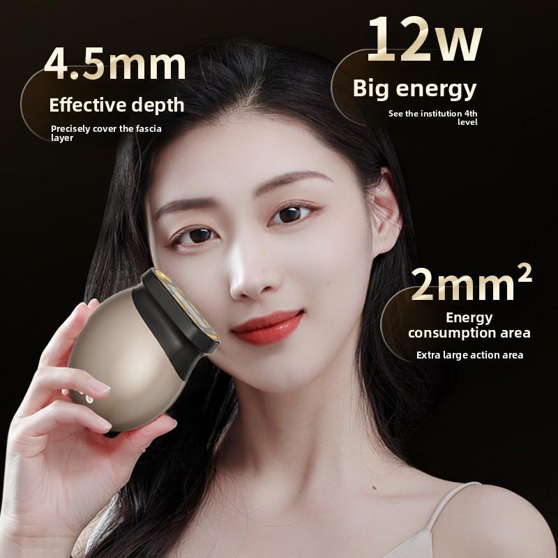 New Collagen Ultrasonic Egg Big Iron Beauty Instrument Facial Lift Ultrasonic Firming Anti-aging Beauty Instrument Household