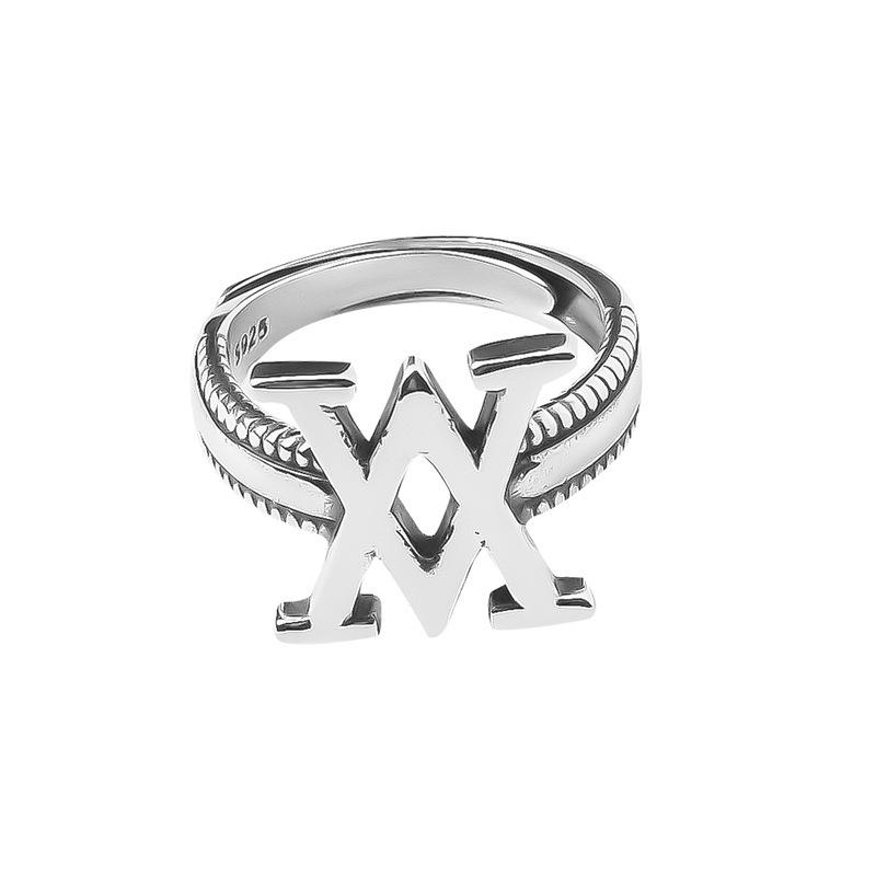 V Double Trendsetting Geometric Ring In 925 Sterling Silver For Women Fashionable