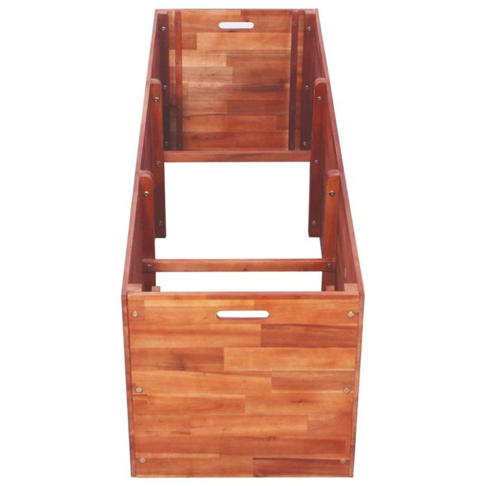 VidaXL Raised Garden Bed Acacia Wood 150x50x50 Cm