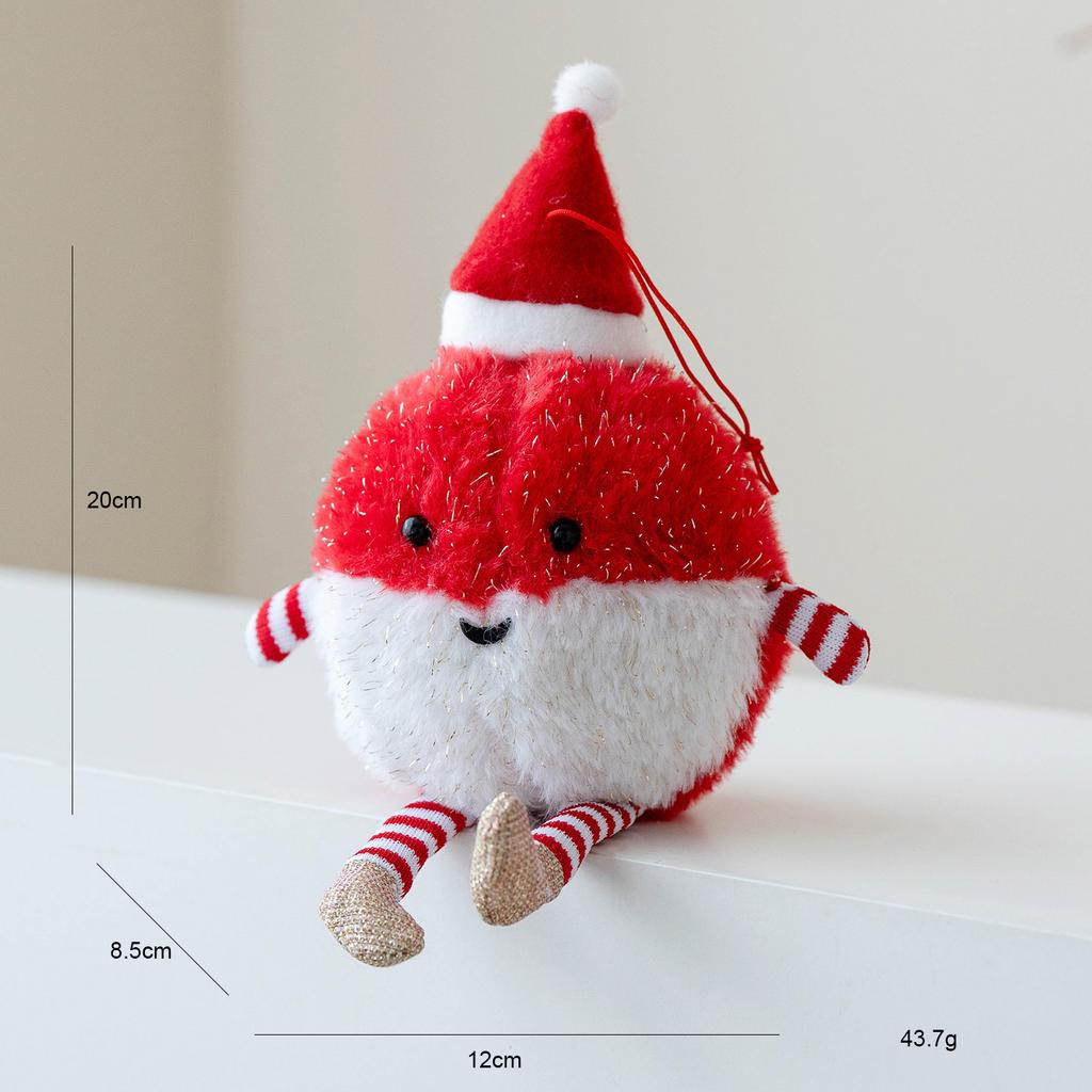 New Christmas plush doll ornament desktop atmosphere arrangement small ornament cartoon doll home decoration
