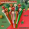 Cute Cartoon Donut Shape Christmas Neutral Black Ink Pen Student Stationery Gift