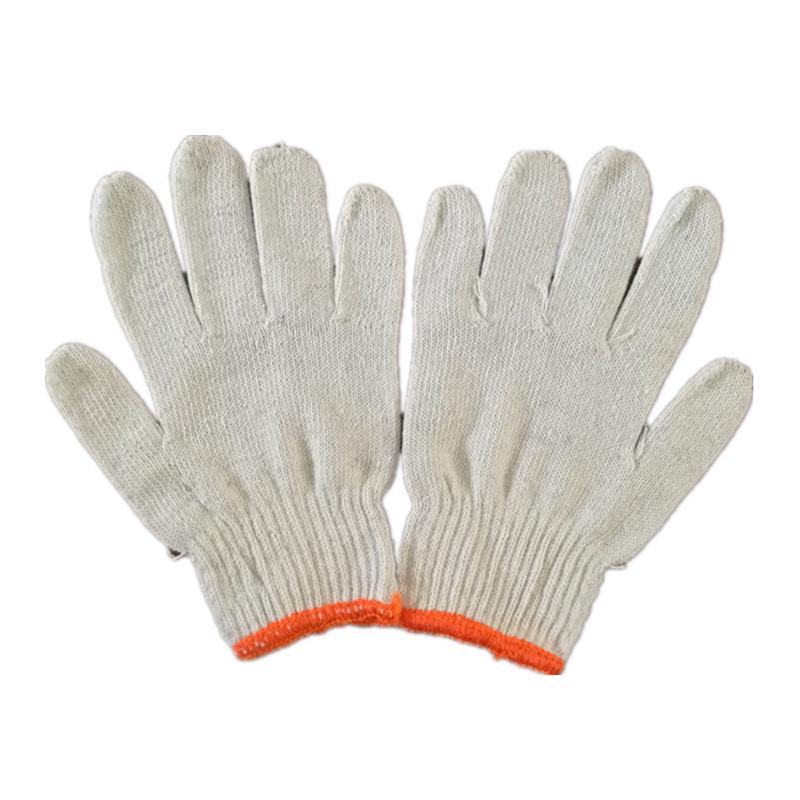 Gauze Labor Protection Gloves: Anti-slip, Wear-resistant Cotton for Construction & Bricklaying.