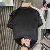 Europejska Moda Luksusowy Męski T-shirt z Krótkim Rękawem Niszowy z Gwiazdą i Diamentem