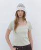 CLUNY Line Point Half Sleeve T-Shirt - Green