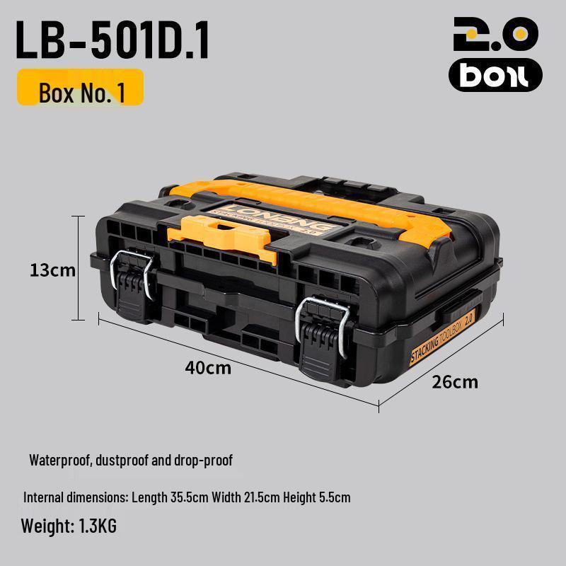 Longbang 2.0 Industrial Multifunctional Rolling Toolbox – Stackable Modular Tool Storage