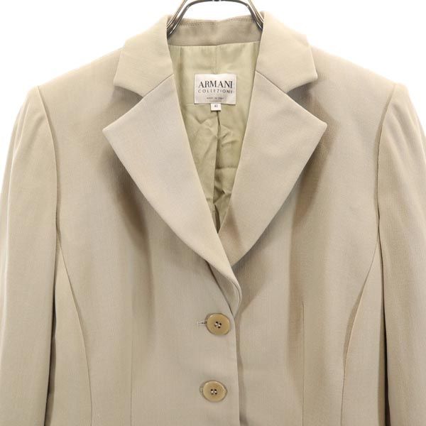 ARMANI COLLEZIONI made in Italy tailored jacket 40 beige Women Used