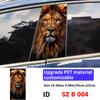 Lion Car Stickers Car B-pillar Decal Waterproof Stickers Auto Center Pillar Sticker Cover Scratches Vehicle Decor Accessories