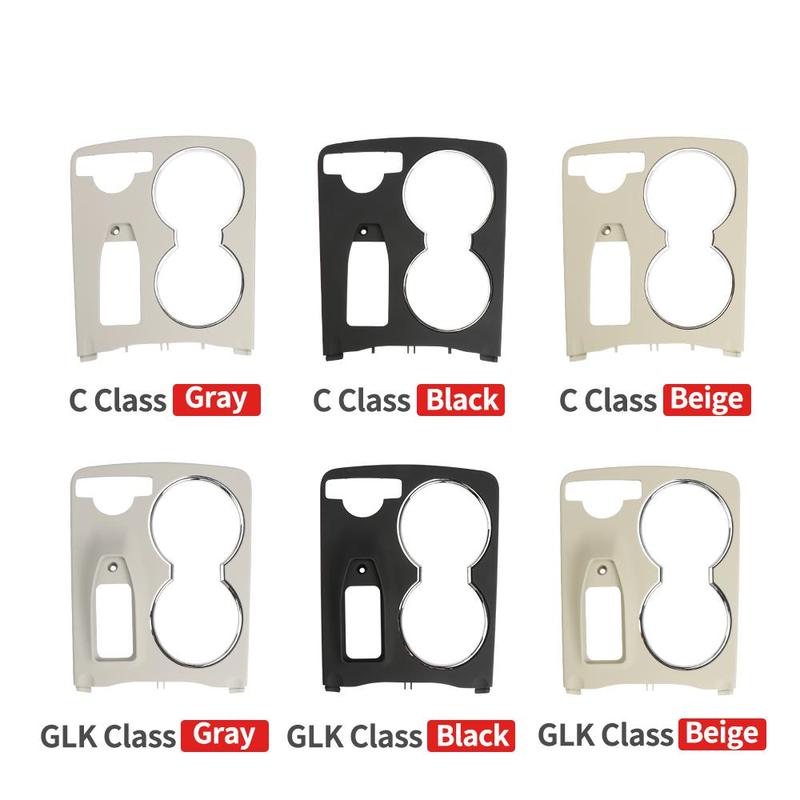 Zierabdeckung für Getränkehalter in der Mittelkonsole für Mercedes-Benz W204 C-Klasse 2046800307 X204 GLK-Klasse 20468002308