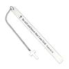 Stainless Steel Bookmarks Inspirational Bookmarks Pendant Bookmarks Metal Bookmarks Page Divider for Teacher Book Lover
