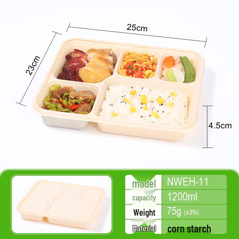 

Eco-friendly Corn Starch Meal Box