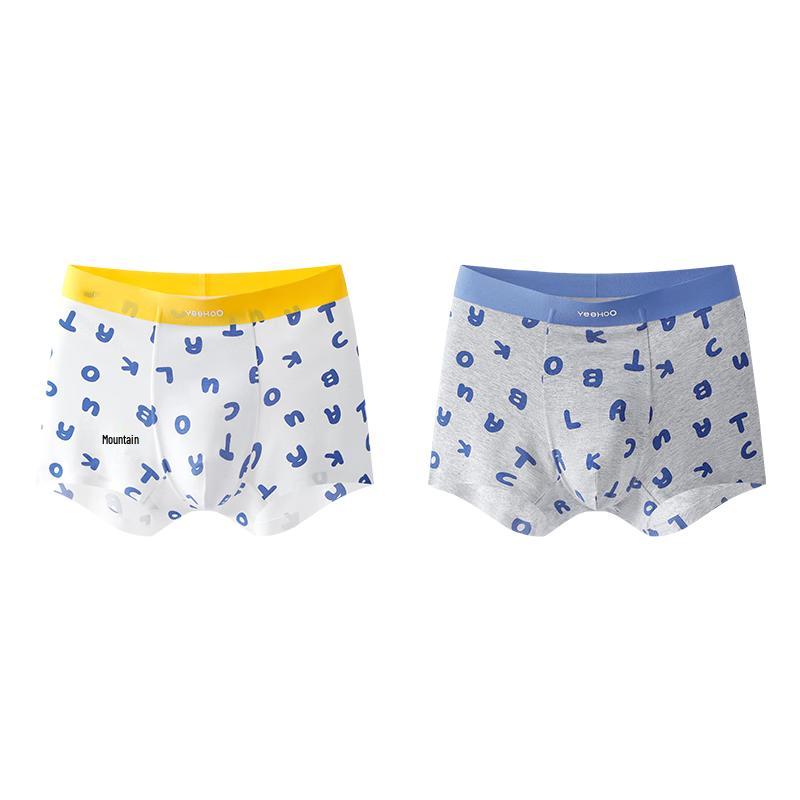 YEEHOO 7A Antibacterial Modal Boys' Boxer Briefs