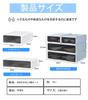 Wallfire Storage Set of A4 Document Storage Cases with with Stationery and Envelope Office Desk Tabletop Small Item White Cases, 4, Drawers,