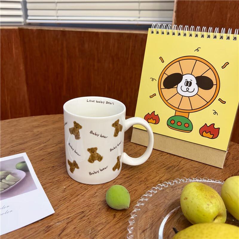 Ins Style Cute Cartoon Bear Ceramic Mug
