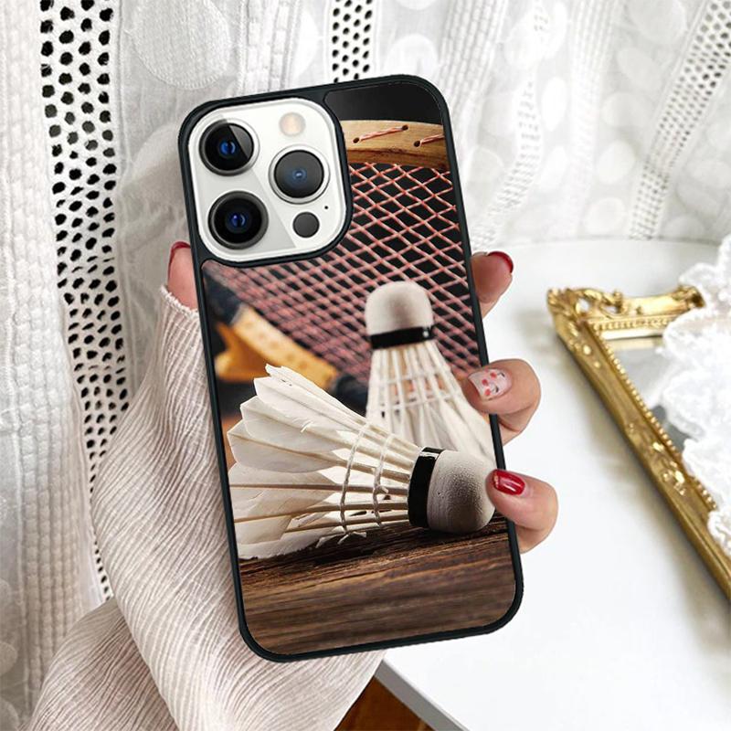 Badminton Sport phone Case Cover For iPhone 17 Air 16 15 14 Plus for apple 16 11 12 13 Pro Max coque