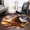 1pc Hogwarts4 Carpet, Round Rug, Comfortable, Suitable for Entryways, Living Rooms, Office, And Bedrooms, Christmas Decoration