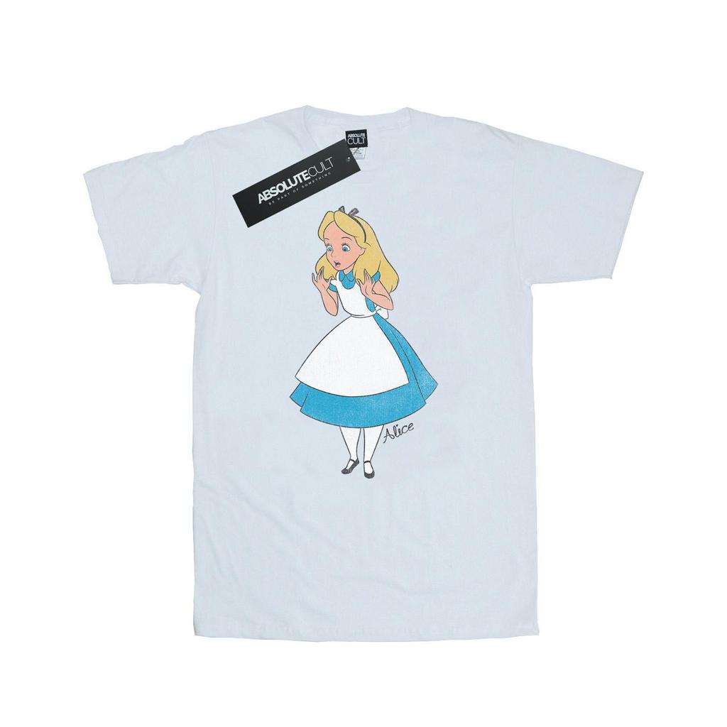 Disney Mens Alice In Wonderland Surprised Alice T-Shirt