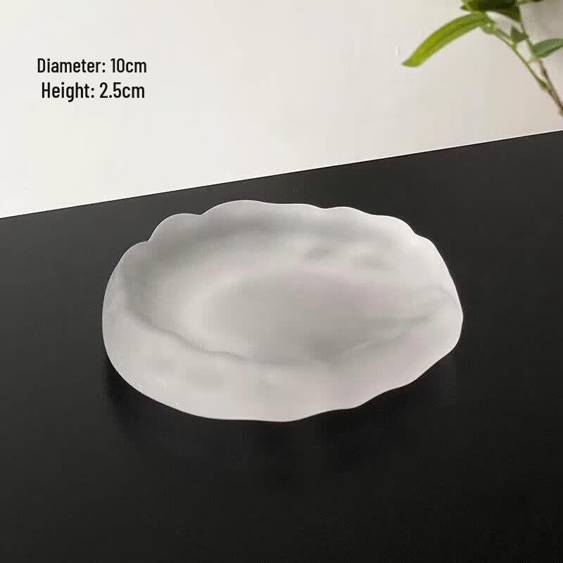 Nordic Irregular Glacier Glass Serving Dish