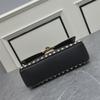 Luxurious Women's Cowhide Rivet Crossbody Shoulder Bag - Versatile Solid Color Flap Design
