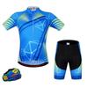 Best Seller Bicycle Suits Men's Bike Uniform Breathable Cycling Jerseys Sportswear Short Sleeve Bike Uniform with Pocket