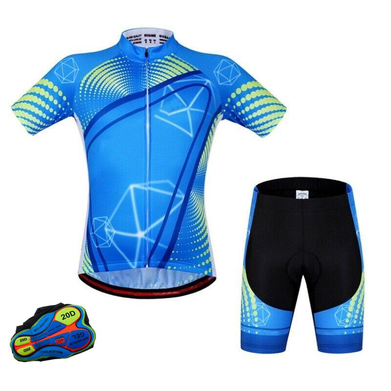 Best Seller Bicycle Suits Men's Bike Uniform Breathable Cycling Jerseys Sportswear Short Sleeve Bike Uniform with Pocket