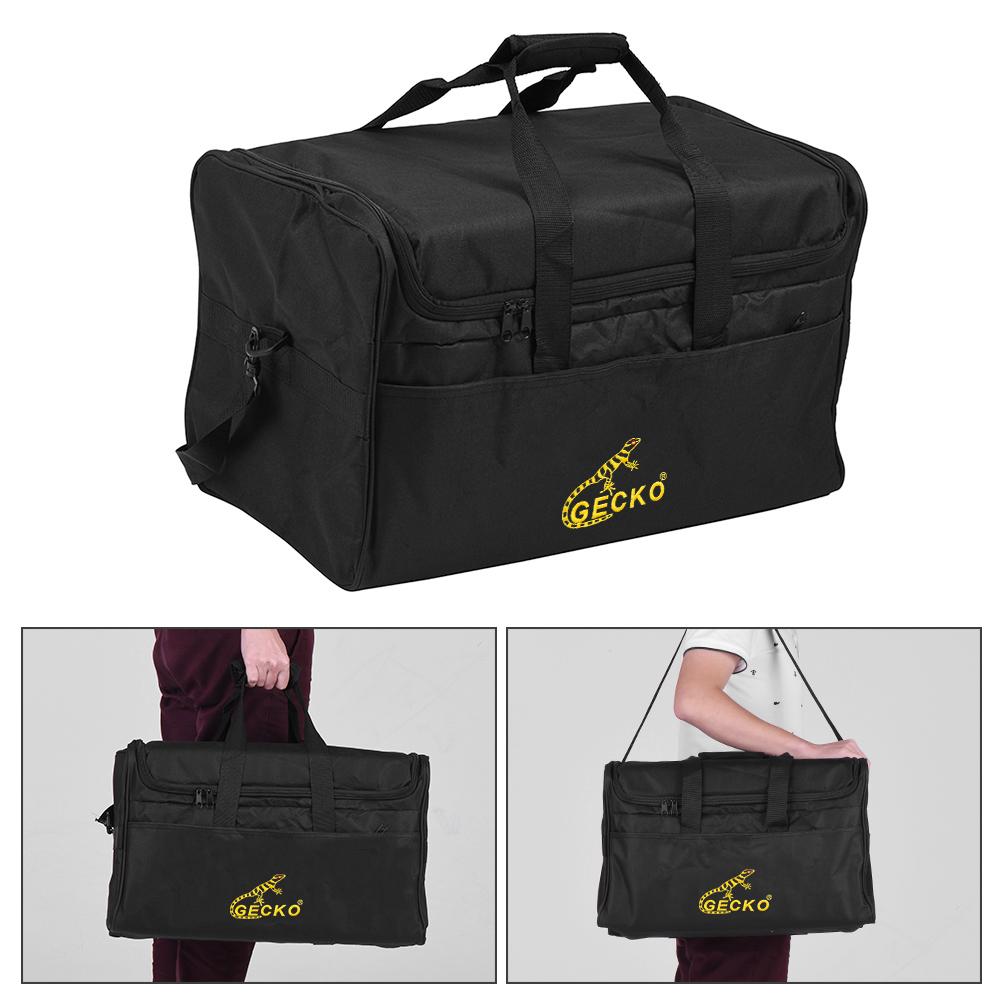 GECKO L03 Standard Adult Cajon Box Drum Bag Backpack Case 600D 5MM Cotton Padding with Carry Handle Shoulder Strap