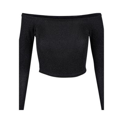 Urban Classics Womens/Ladies Glitter Off Shoulder Long-Sleeved Top