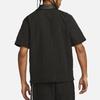 New Nike Men's Woven Casual Basketball Short-Sleeve Shirt Black FB7043-010