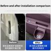For Xpeng GX 2026 Second Row Seat Silicone Storage Pocket with Water Cup Holder,Car Interior Organizer Box Modified Accessories